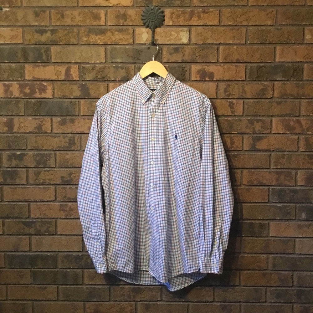 EUC Ralph Lauren Shirt Classic Fit Long Sleeve 100% Cotton SZ Large
